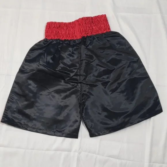 Title Black & Red Satin Boxing Trunks Large NWOT for Men - Picture 4 of 4